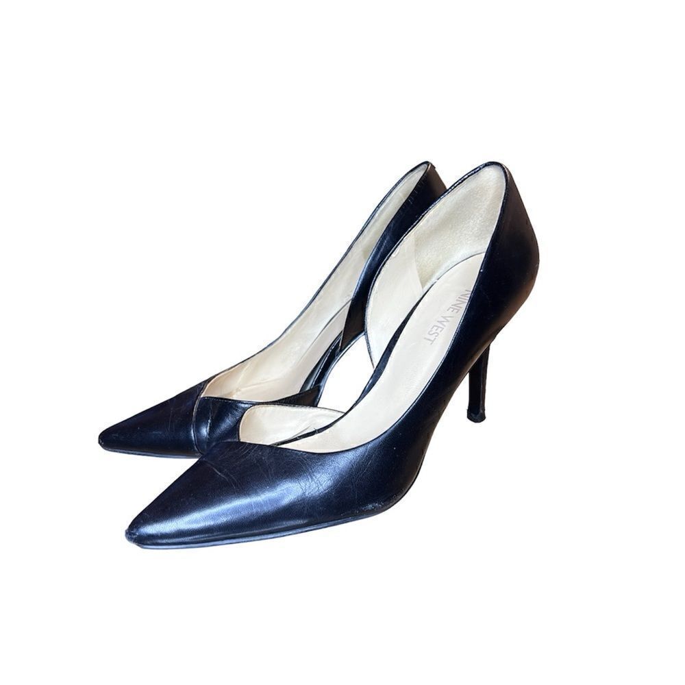 Nine West Black Pointy Toe Pumps